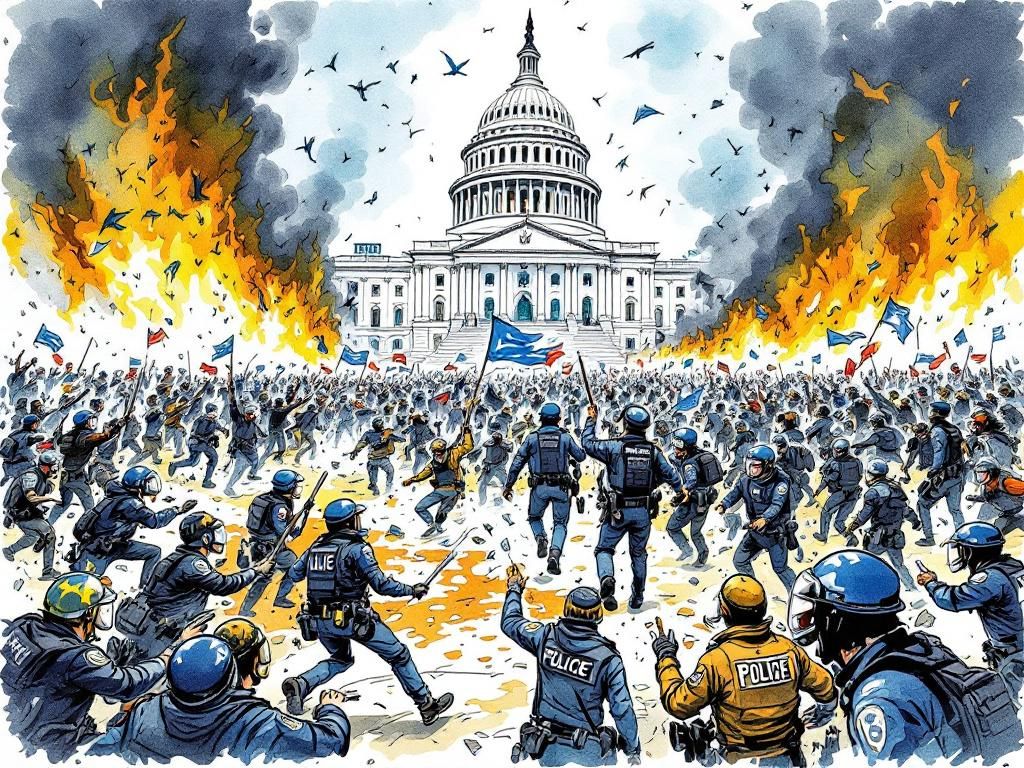 The violent assault on the Capitol, police officers attacked, the human cost