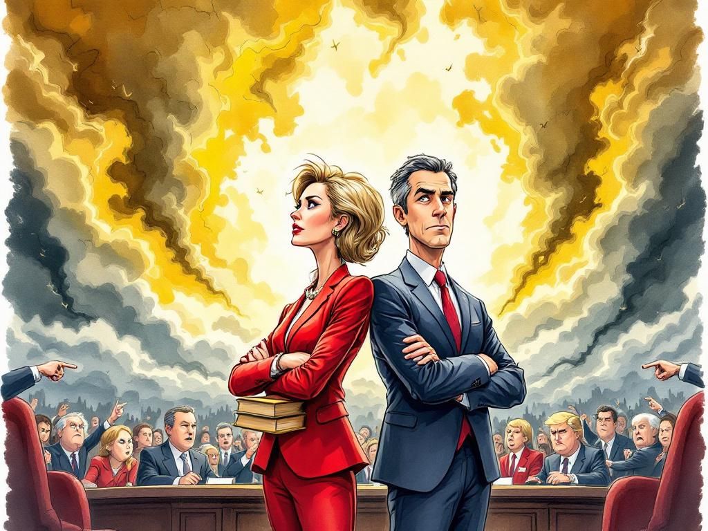 Liz Cheney and Adam Kinzinger standing bravely against their own party for the truth